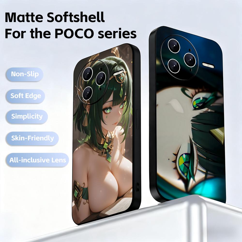 Xiaomi Poco X6 - เคสโทรศัพท์ Genshin Impact ลายเนเฟอร์ สำหรับ Xiaomi