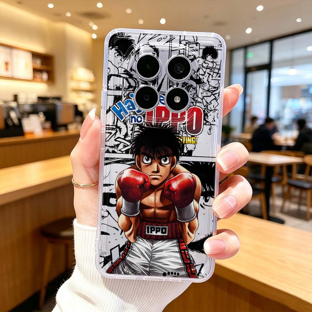 Xiaomi Poco X6 - เคสโทรศัพท์ใสป้องกันลายอนิเมะ Hajime no Ippo สำหรับ Xiaomi