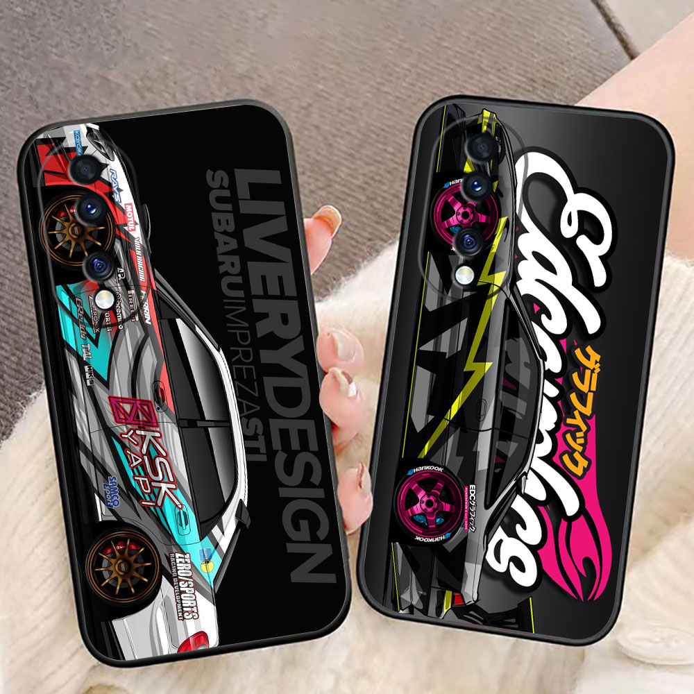 Vivo Y28 - เคสโทรศัพท์ลายรถสปอร์ตโตเกียว JDM ดริฟท์ สำหรับ VIVO Y04