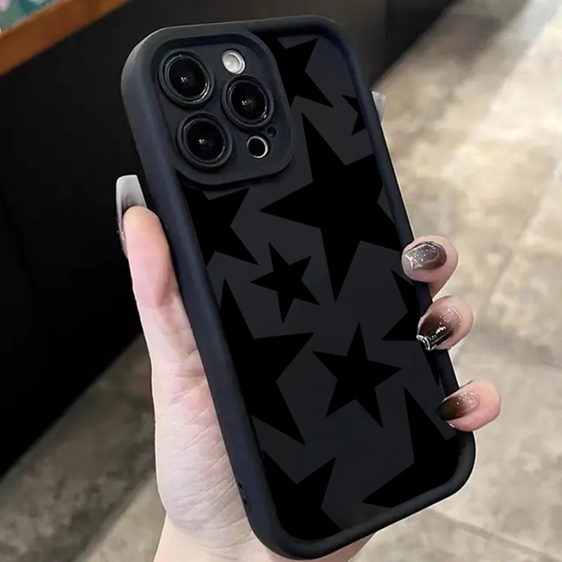 Xiaomi Poco X6 - เคสโทรศัพท์ลายดาวดำสำหรับ Xiaomi Poco F7 เคส Poco