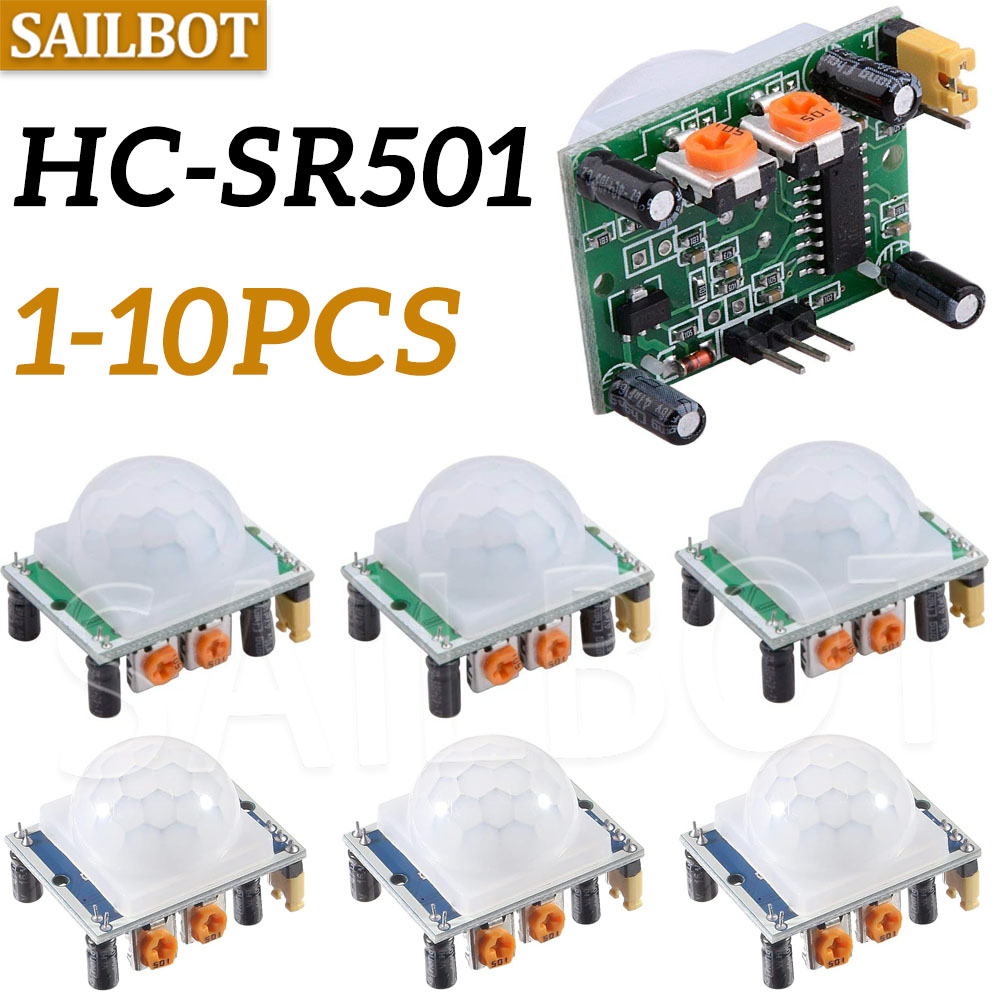 Muscle Sensor Emg - HC-SR501 PIR เซ็นเซอร์อินฟราเรดปรับ IR Pyroelectric อินฟราเรด