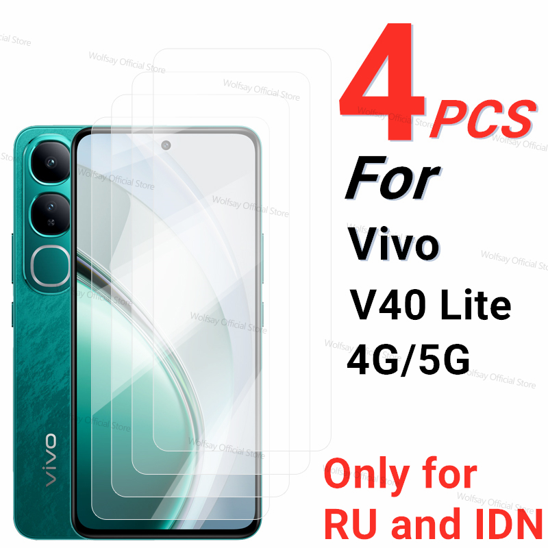 Vivo V40 - 2/4PCS Screen ProtectorสําหรับVivo V40 LiteกระจกนิรภัยVivo V40