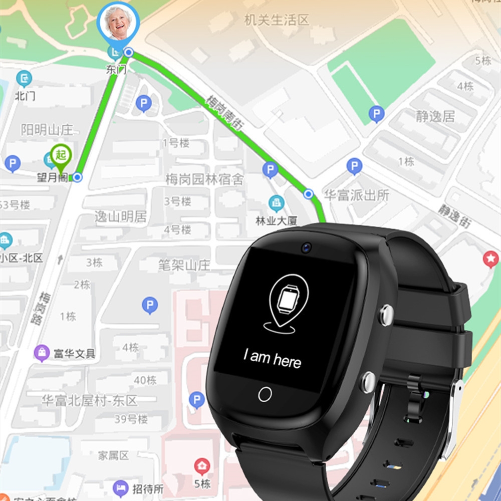 Fall Detection Watch - นาฬิกาอัจฉริยะสำหรับผู้สูงอายุ ตรวจจับการล้ม รองรับซิมการ์ด 4G โทรฉุกเฉิน SOS