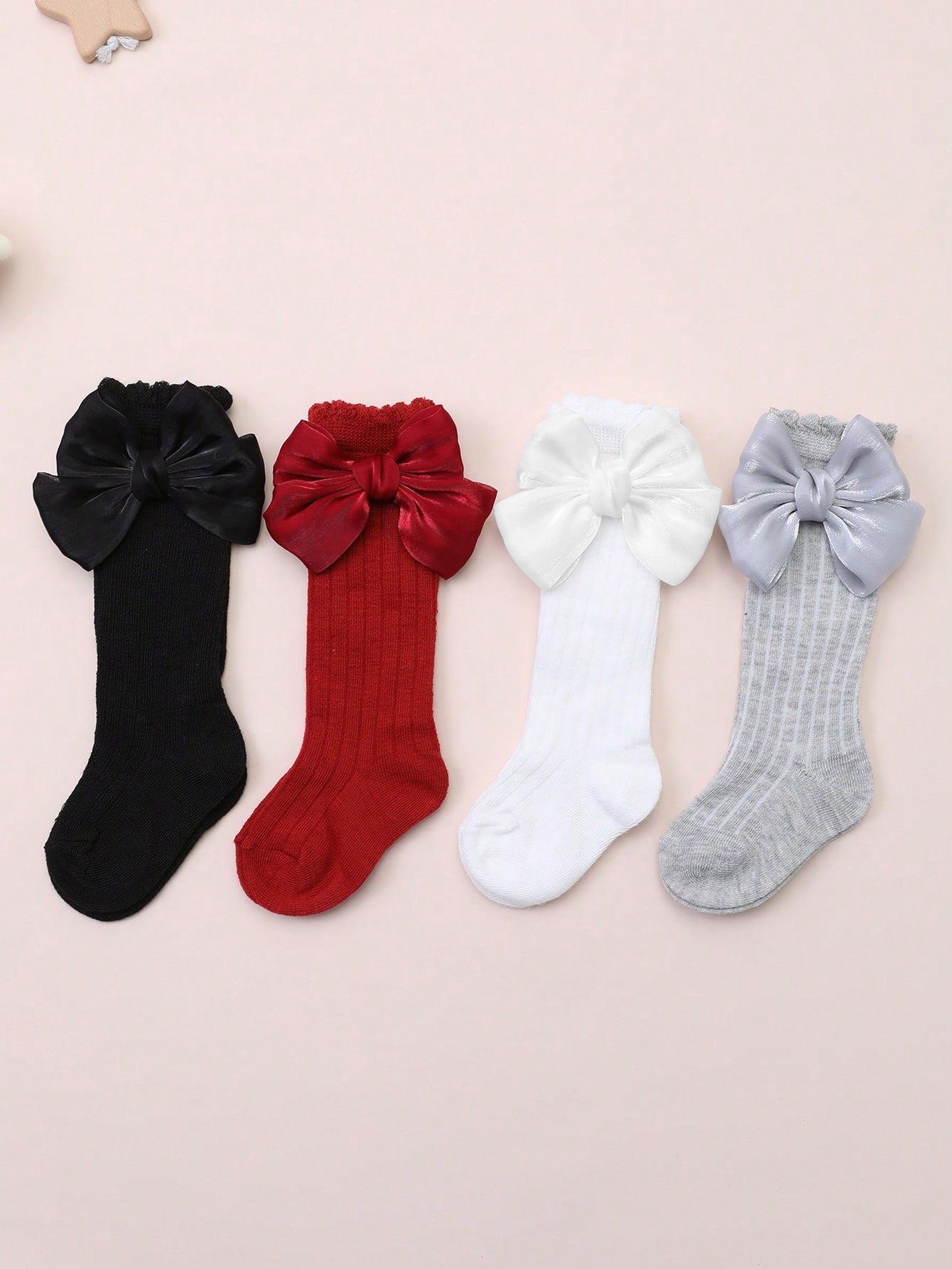 ถุงเท้าเด็กผู้หญิง 4 คู่พร้อมก - Baby Sock Oximeter บทวิจารณ์และราคา